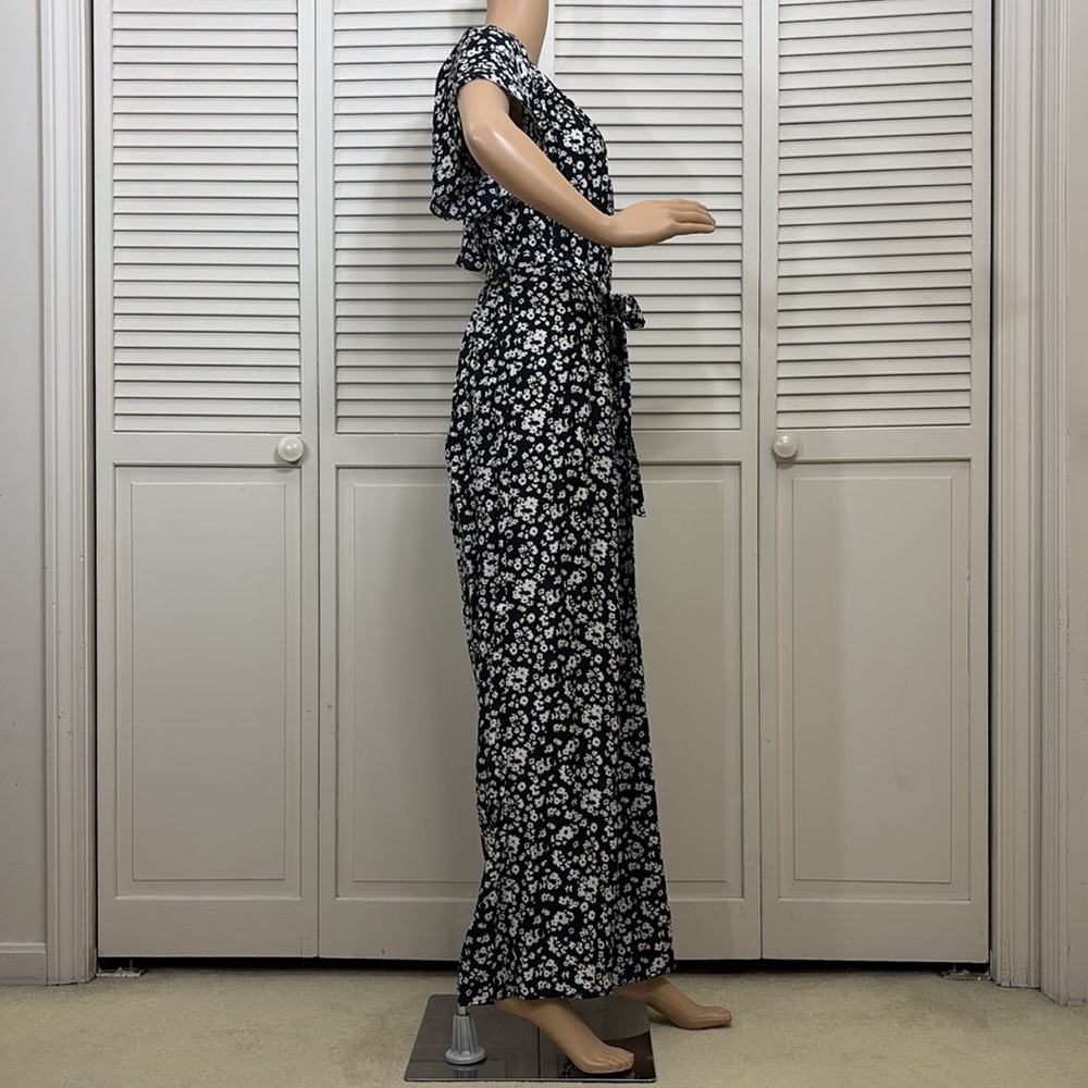Hatch Maternity Regina Jumpsuit Floral Black & White Size 2 (Medium/Large) - Picture 9 of 16